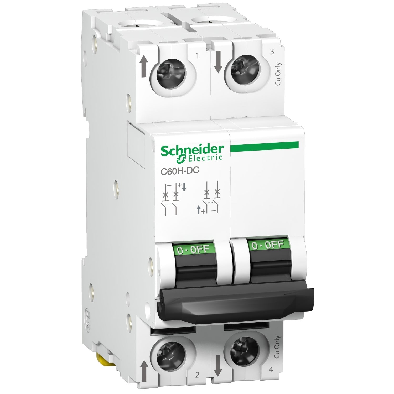 Interruptor Termomagnético DC Acti9 C60H 2P 15 A Curva C