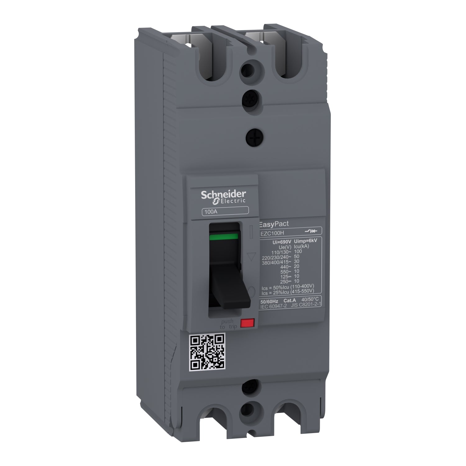 Interruptor termomagnético EasyPact EZC 2P 20A TMD