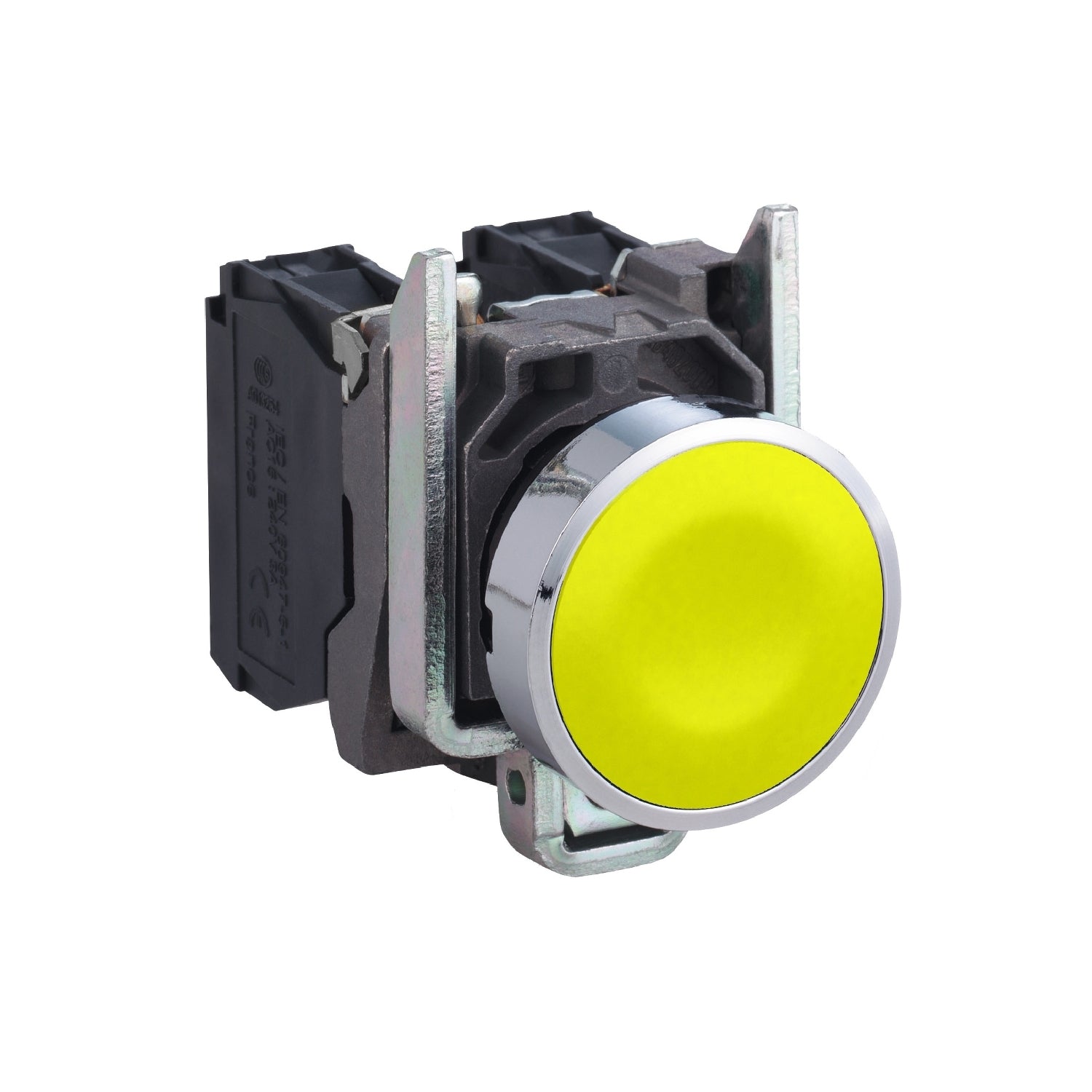 Pulsador amarillo Ø 22mm