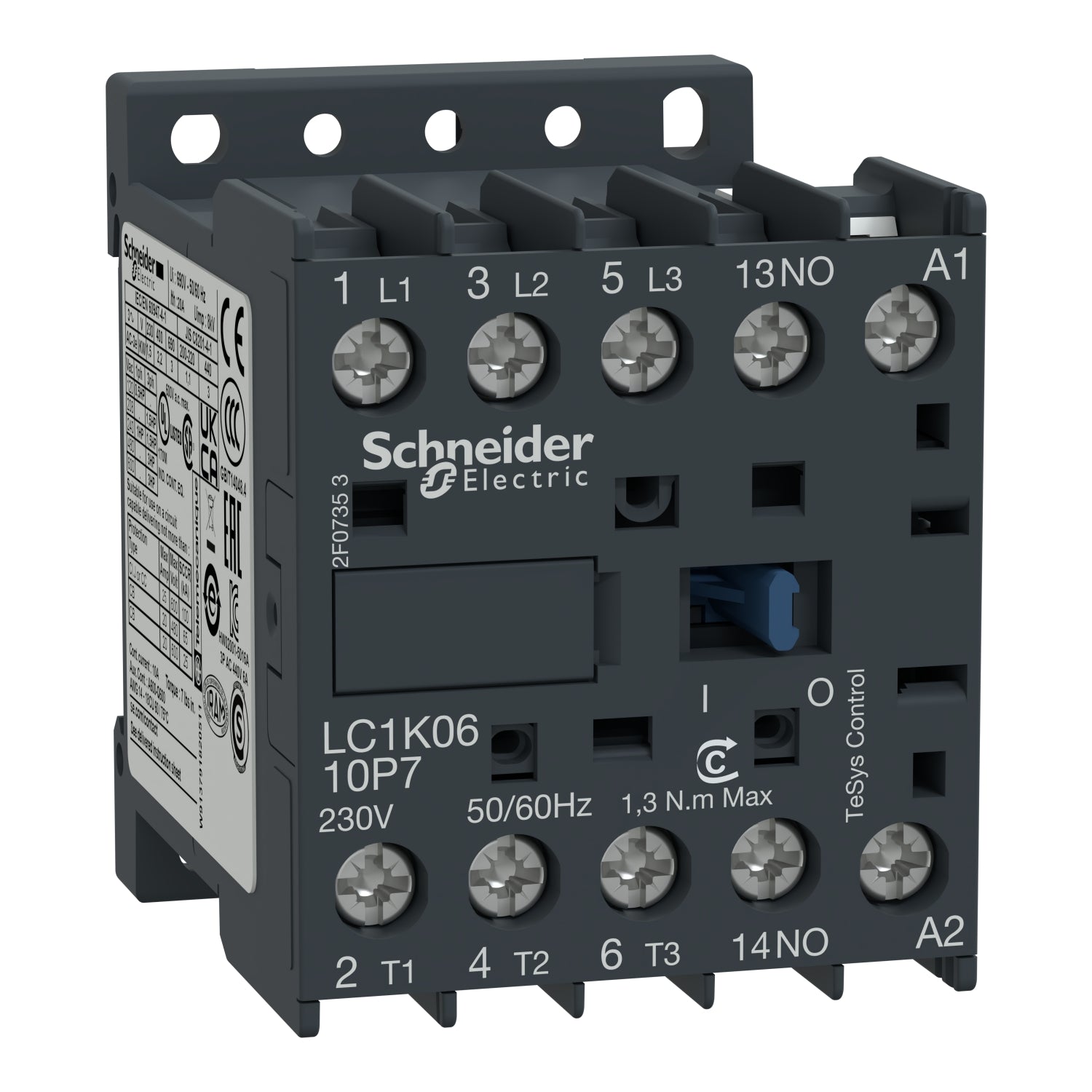 Contactor TeSys K 3P AC-3 440V 9A Bobina 110VAC