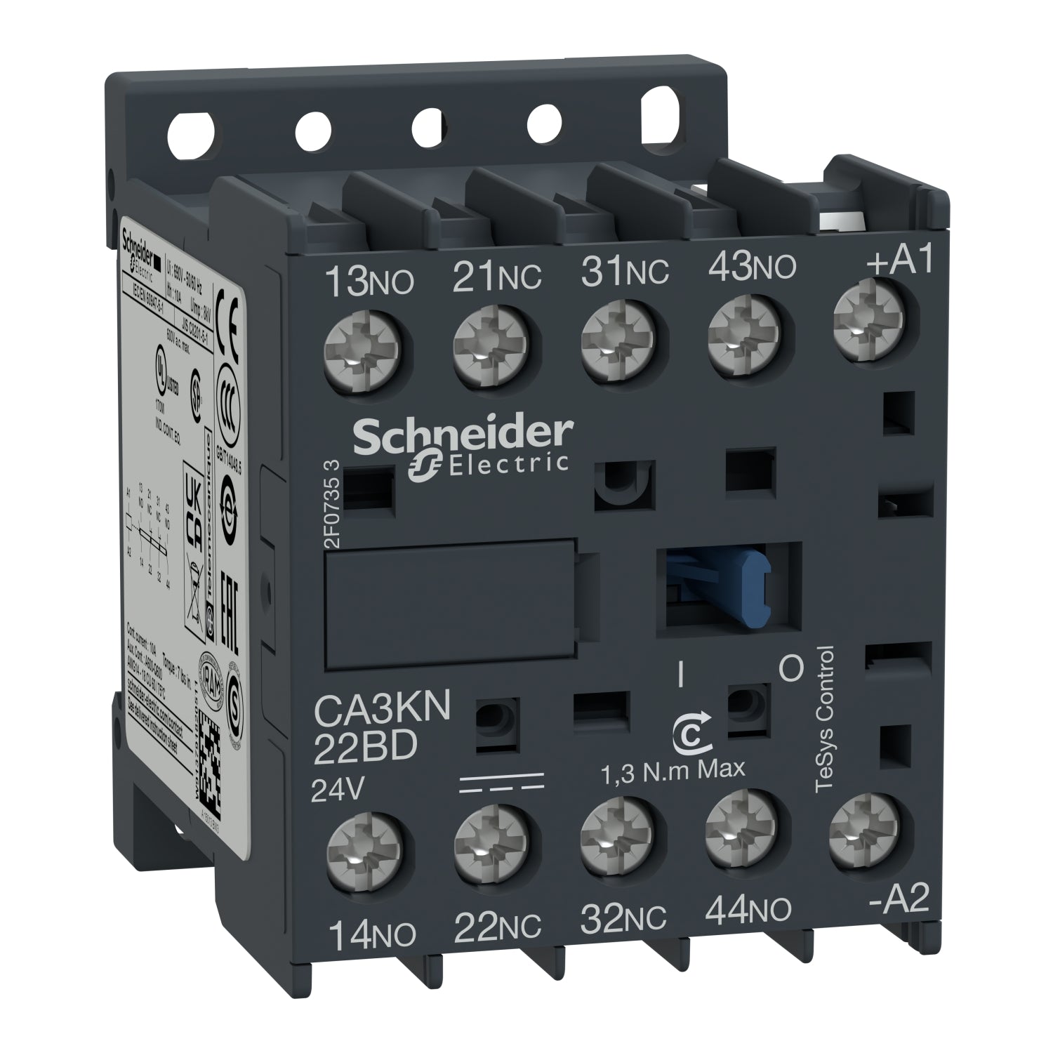 Contactor Auxiliar TeSys K 2NA+2NC 10A 24VDC