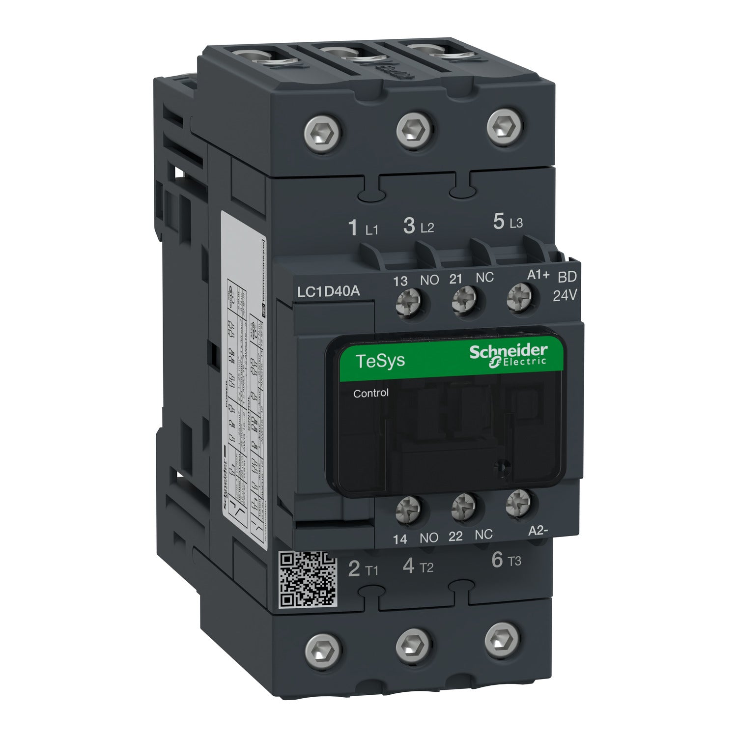 Contactor TeSys D 3P AC-3 440V 40A Bobina 24 VDC