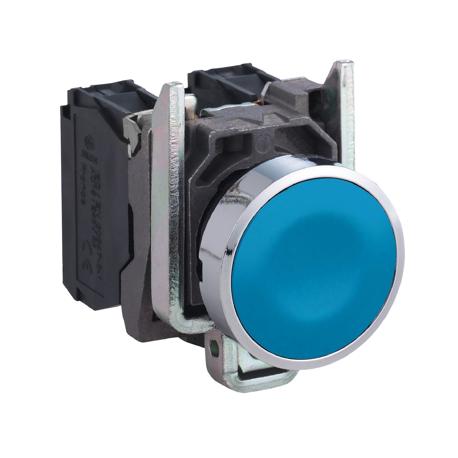 Pulsador azul Ø 22mm