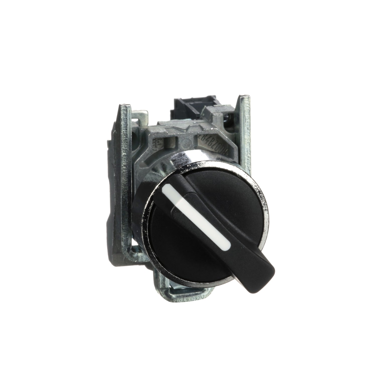 Interruptor selector negro Ø 22mm