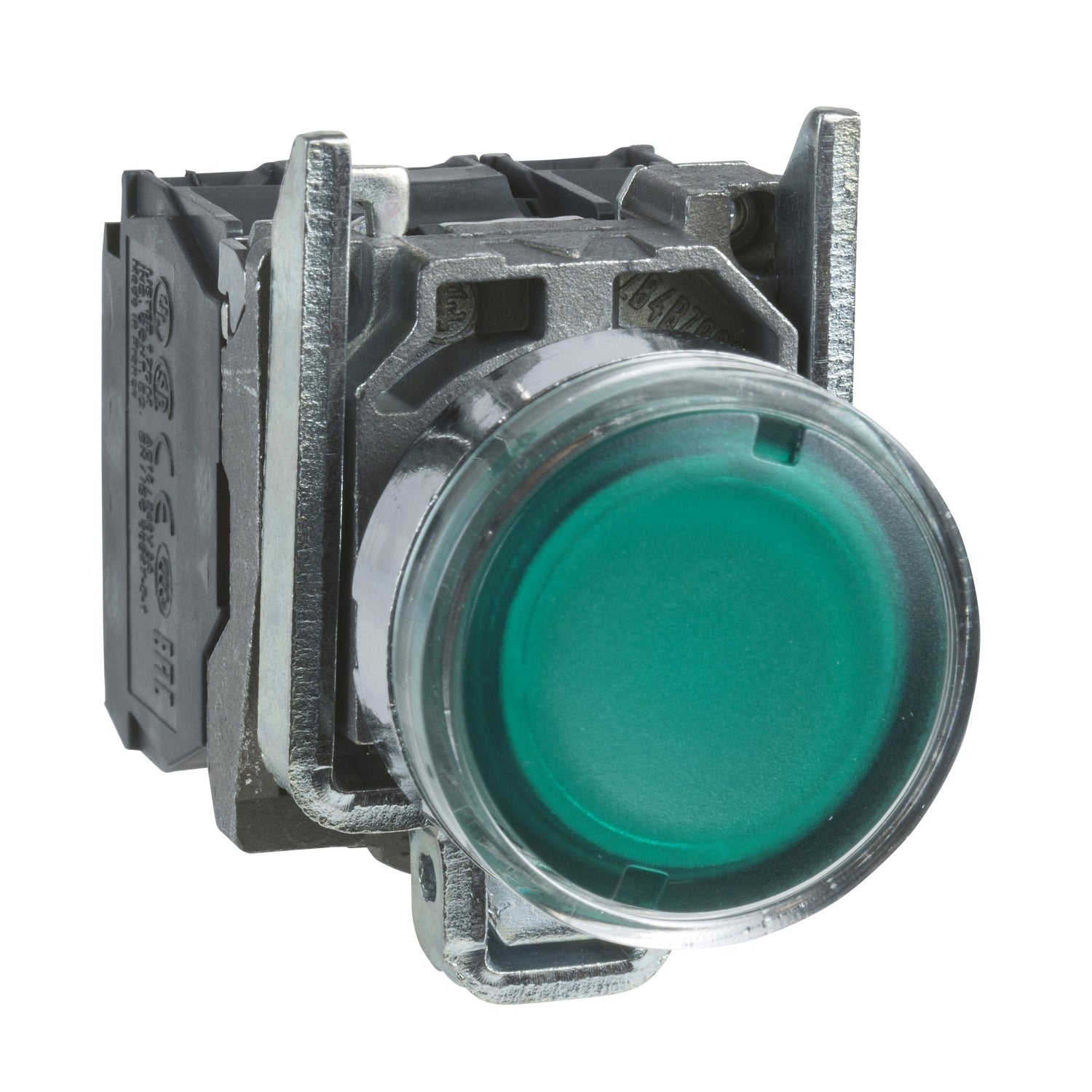 Pulsador luminoso verde Ø 22mm