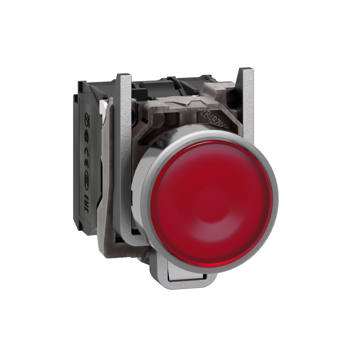Pulsador luminoso rojo Ø 22mm
