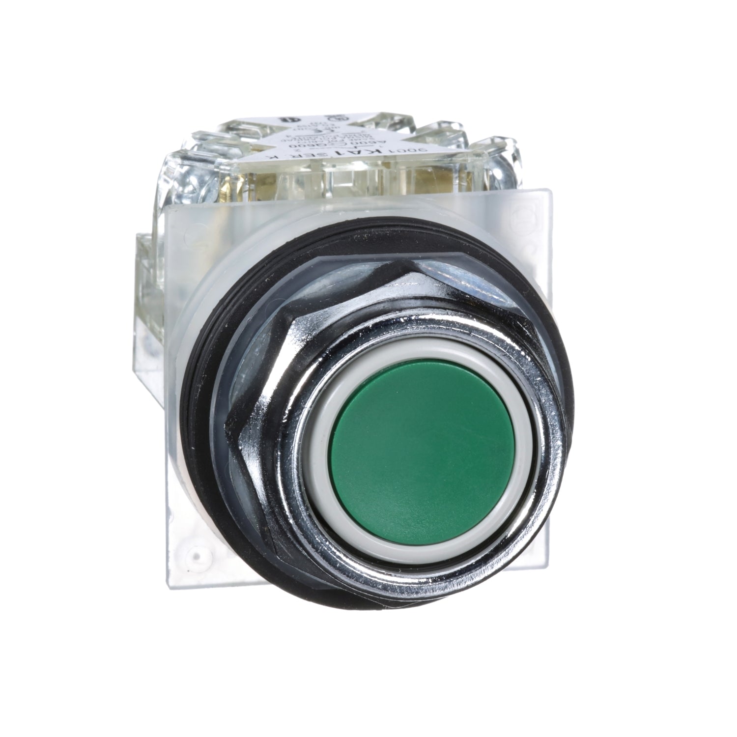 Pulsador verde Ø 30mm