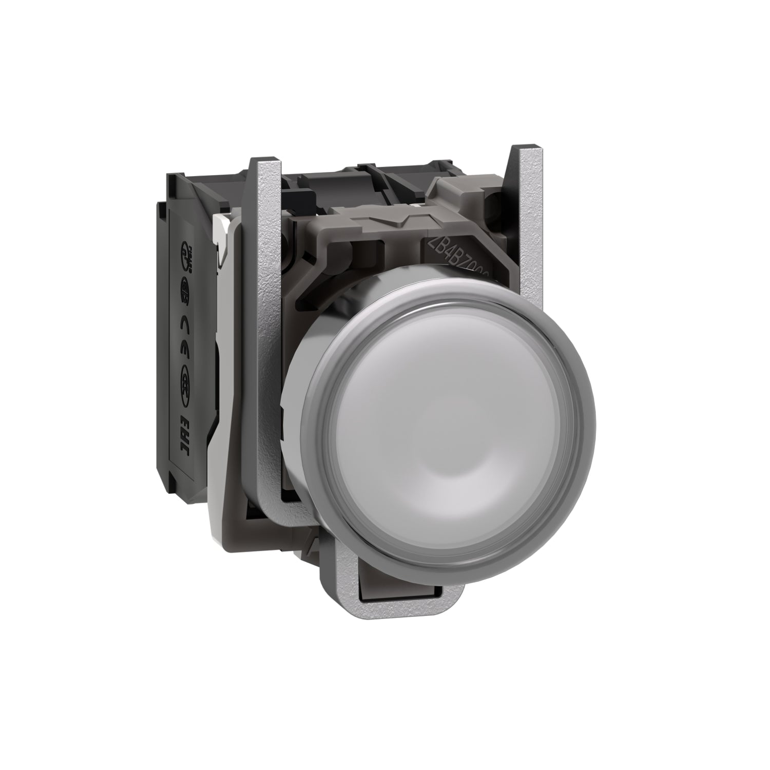 Pulsador luminoso blanco Ø 22mm