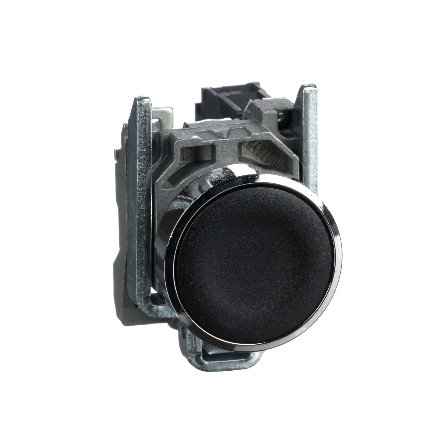 Pulsador negro Ø 22mm