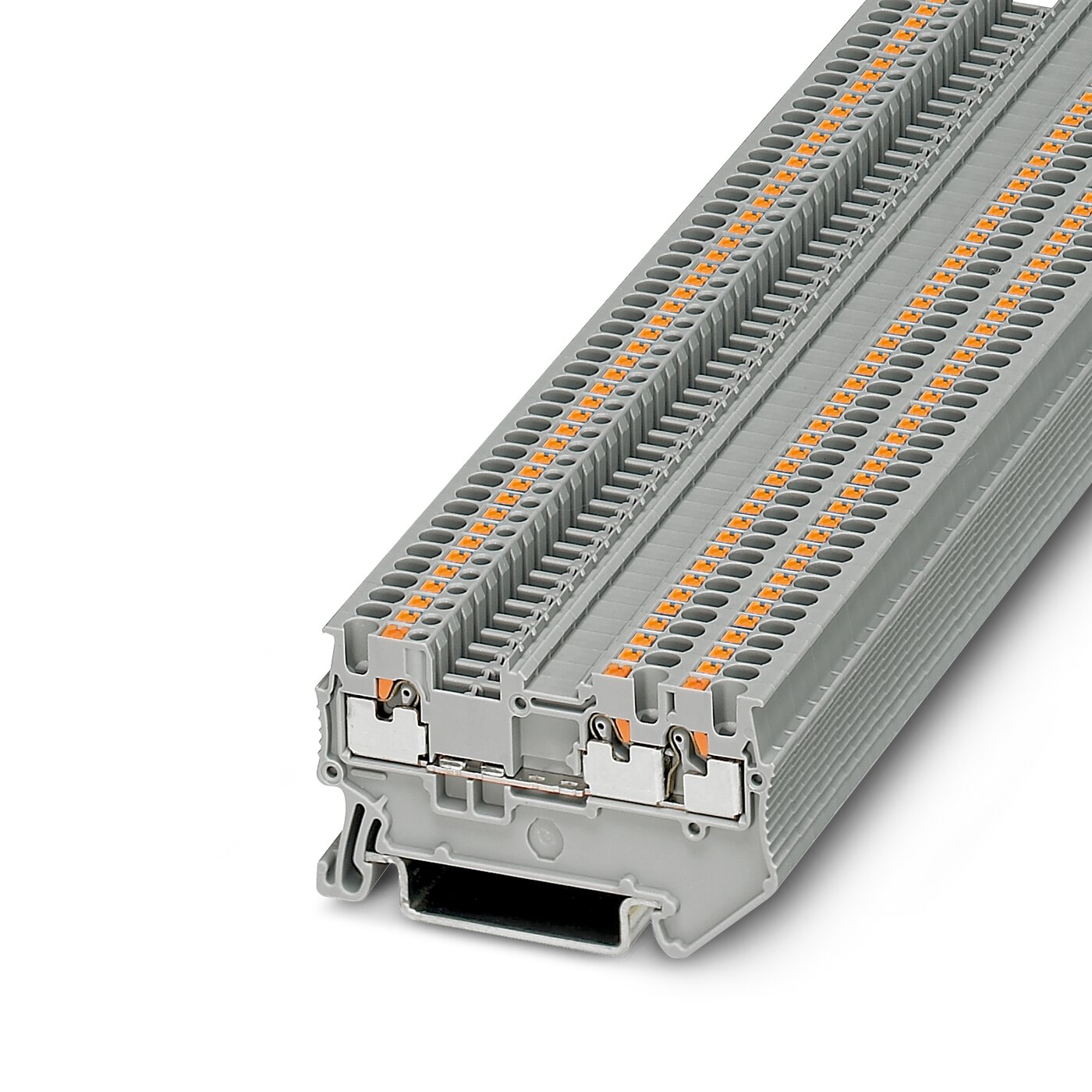 Bornes de Paso de tecnología Push-in -Serie PT.
 [Calibres inferiores a 16 mm2 / 6 AWG]