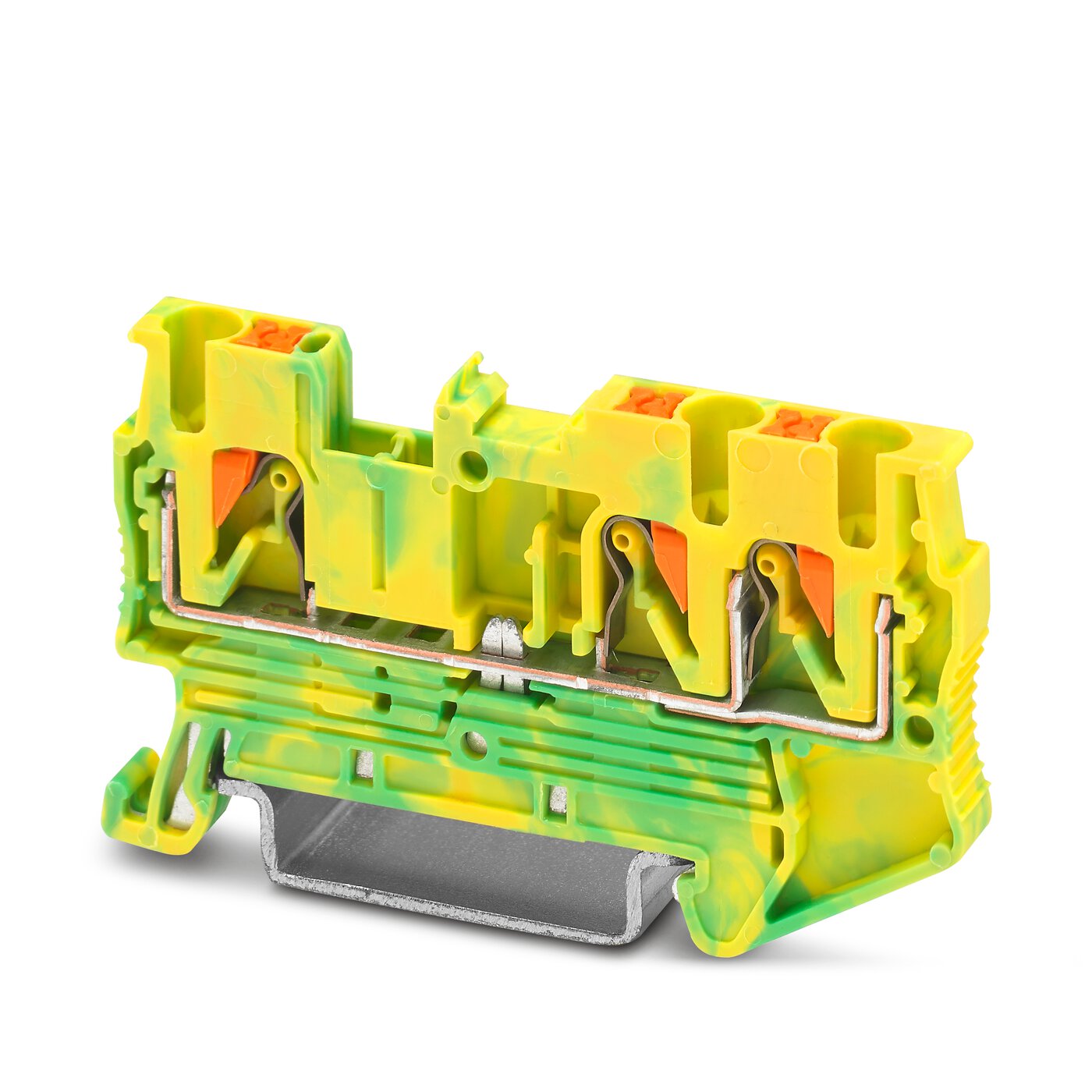 Bornes de Paso de tecnología Push-in -Serie PT.
 [Calibres inferiores a 16 mm2 / 6 AWG]