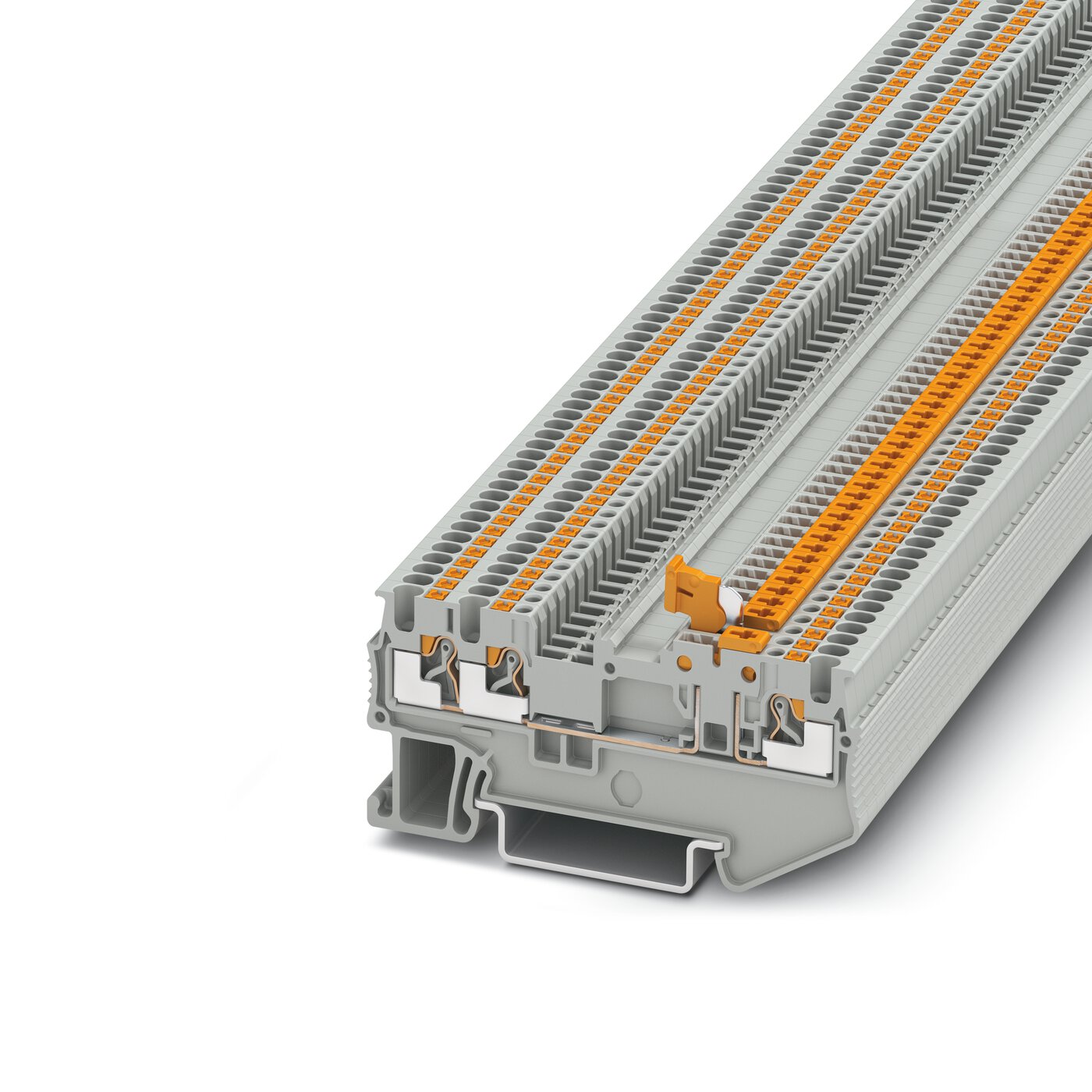 Bornes de Paso de tecnología Push-in -Serie PT.
 [Calibres inferiores a 16 mm2 / 6 AWG]