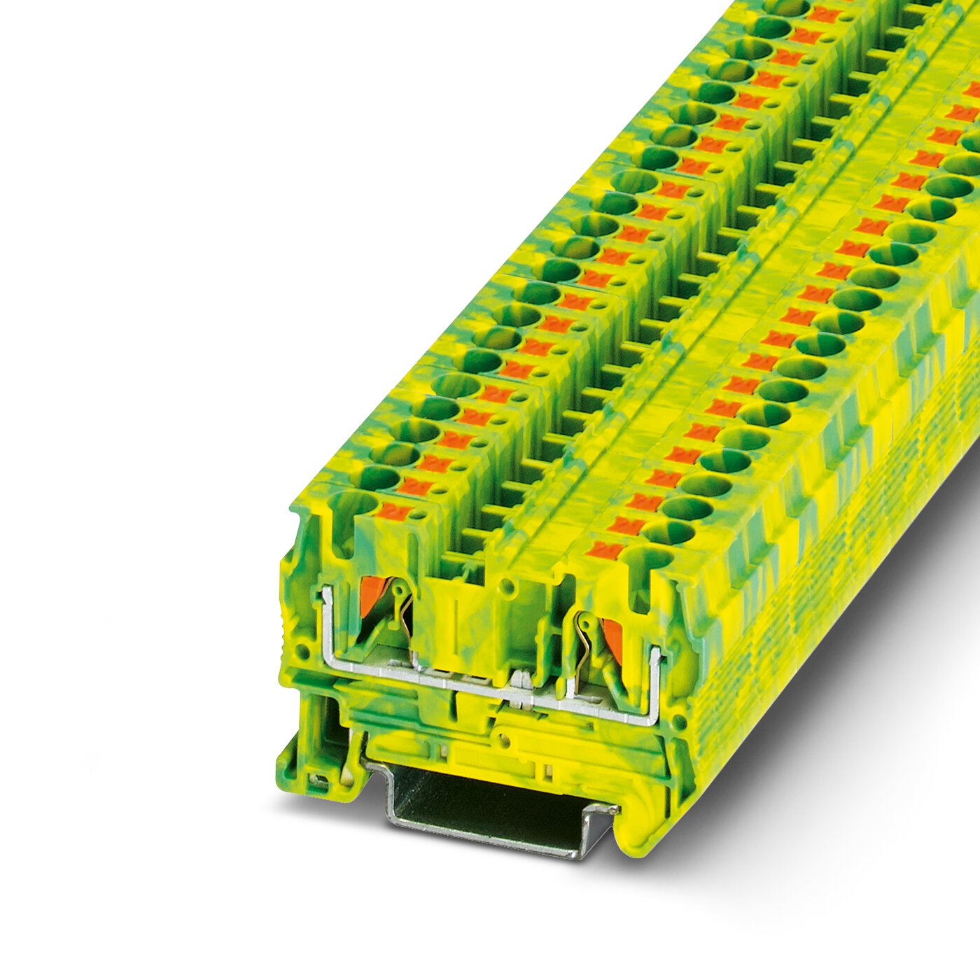 Bornes de Paso de tecnología Push-in -Serie PT.
 [Calibres inferiores a 16 mm2 / 6 AWG]