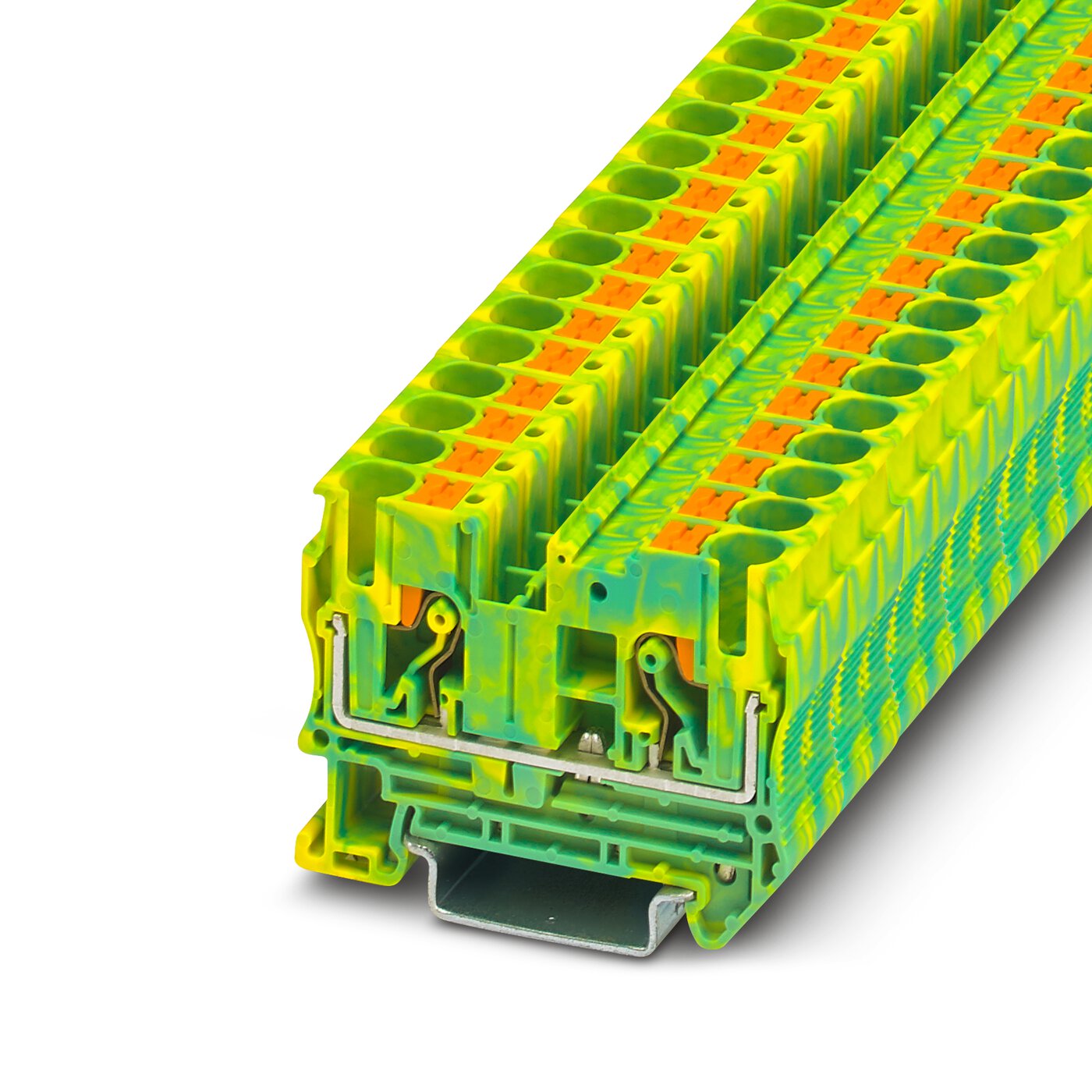 Bornes de Paso de tecnología Push-in -Serie PT.
 [Calibres inferiores a 16 mm2 / 6 AWG]