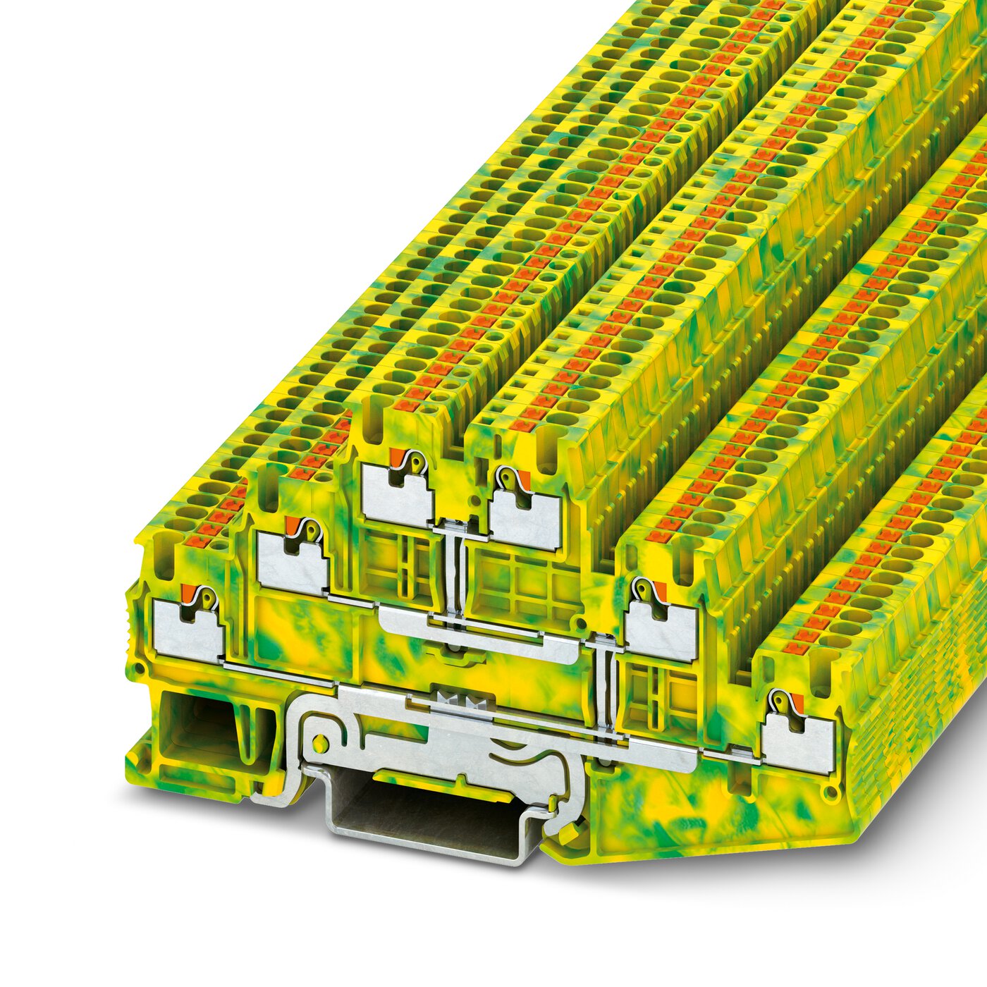 Bornes de Paso de tecnología Push-in -Serie PT.
 [Calibres inferiores a 16 mm2 / 6 AWG]