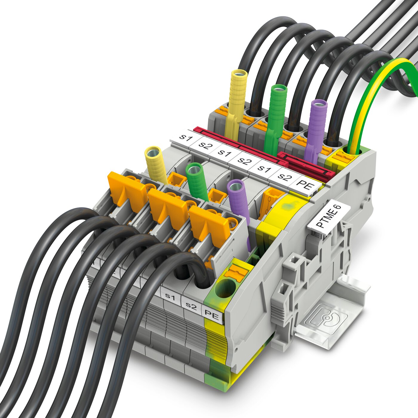 Bornes interrumpibles/cortocircuitables para transformadores de corriente PTME / UTME.