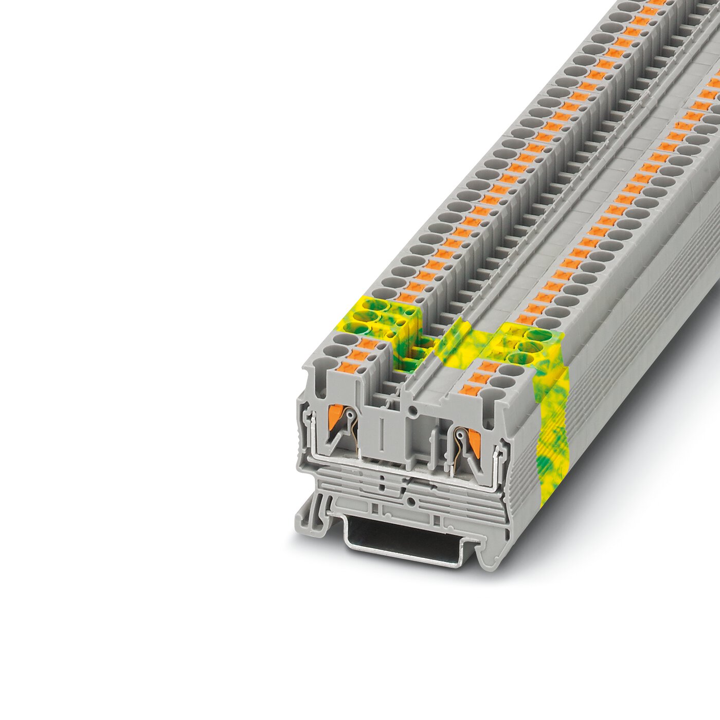 Bornes de Paso de tecnología Push-in -Serie PT.
 [Calibres inferiores a 16 mm2 / 6 AWG]